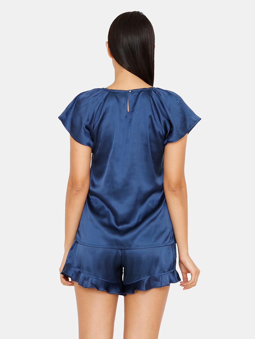 round neck top with shorts - 16965230 - Zoom Image - 3