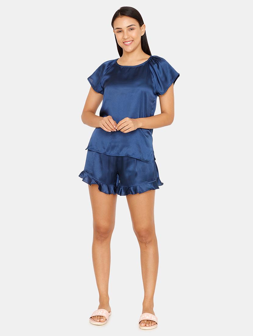 round neck top with shorts - 16965230 - Zoom Image - 4