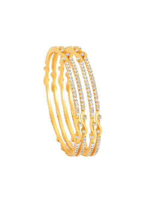 gold tone brass bangle - 16965360 - Standard Image - 1