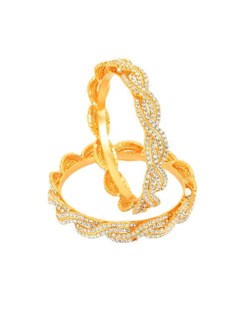 gold tone brass bangle - 16965361 - Standard Image - 1