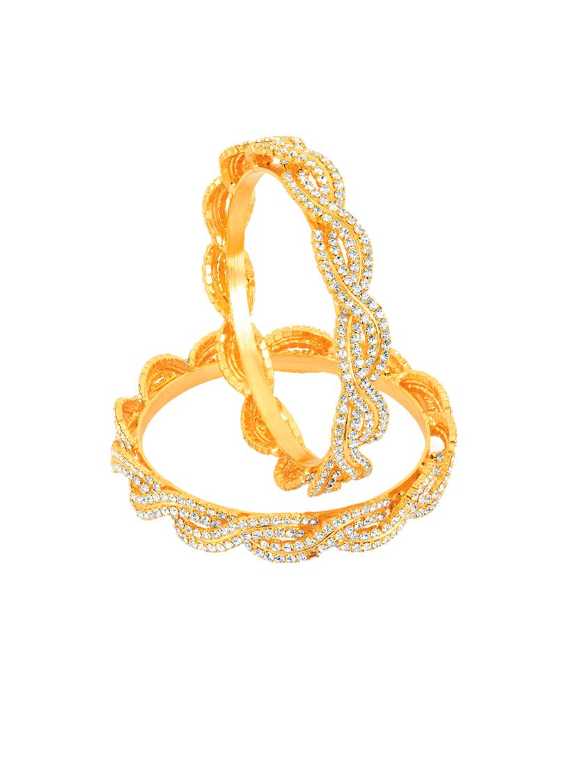 gold tone brass bangle - 16965361 - Zoom Image - 1