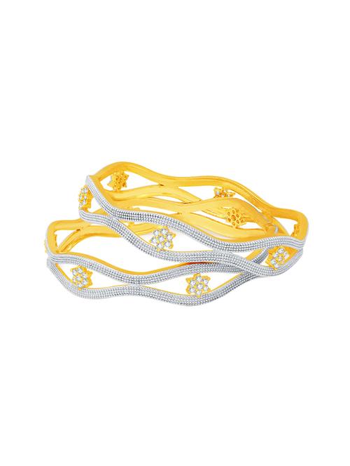 gold tone brass bangle - 16965375 - Standard Image - 1