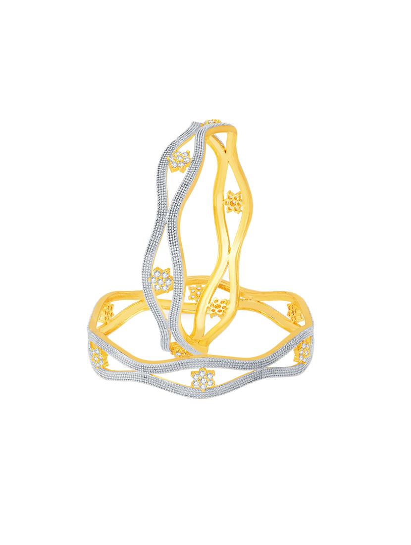 gold tone brass bangle - 16965375 - Zoom Image - 2