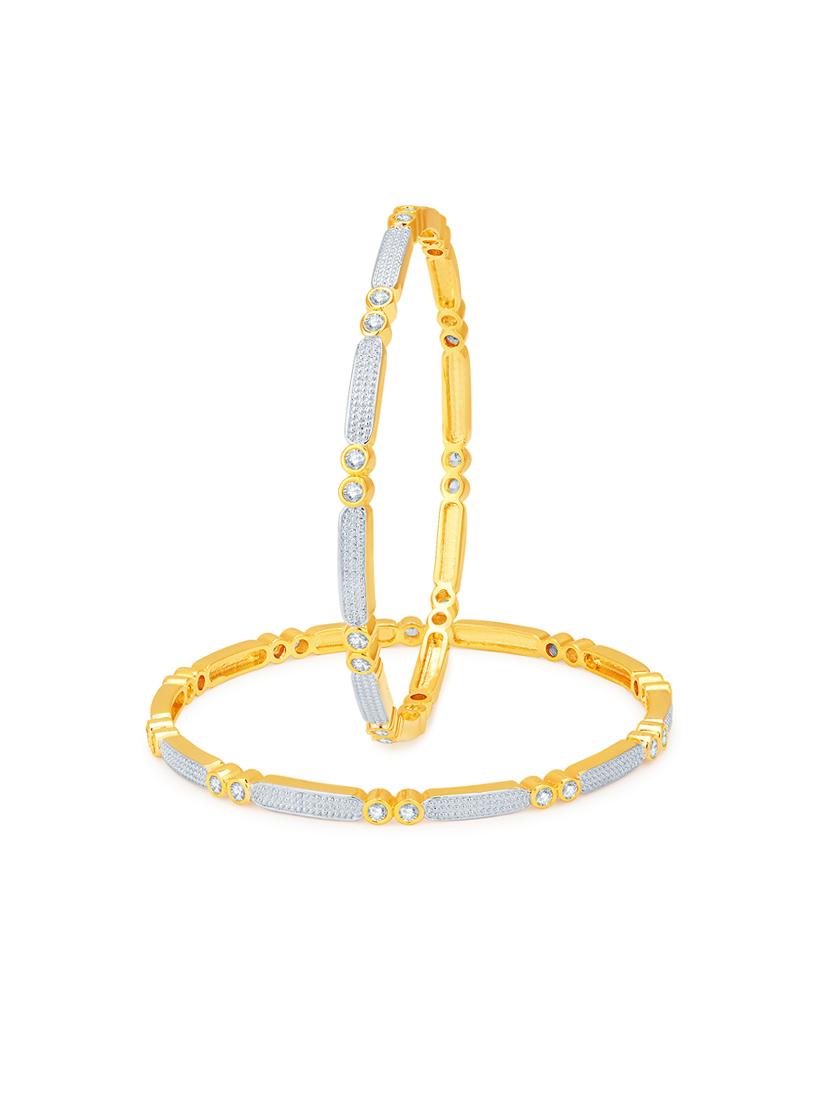 gold tone brass bangle - 16965376 - Zoom Image - 2