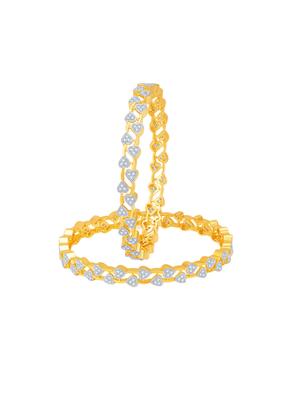 gold tone brass bangle - 16965377 - Standard Image - 2