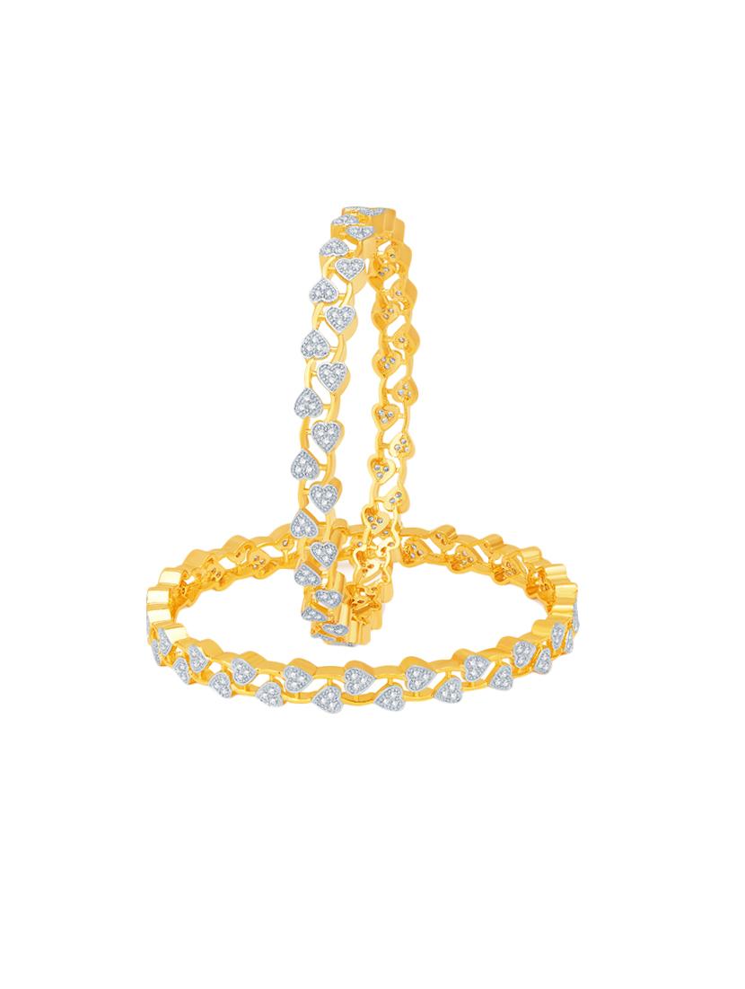 gold tone brass bangle - 16965377 - Zoom Image - 2