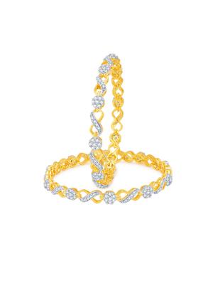 gold tone brass bangle - 16965378 - Standard Image - 2