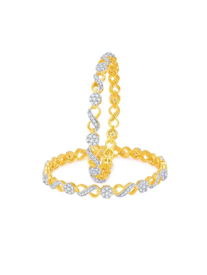gold tone brass bangle - 16965378 - Zoom Image - 2