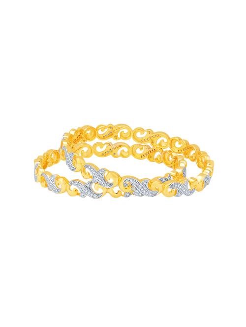 gold tone brass bangle - 16965379 - Standard Image - 1