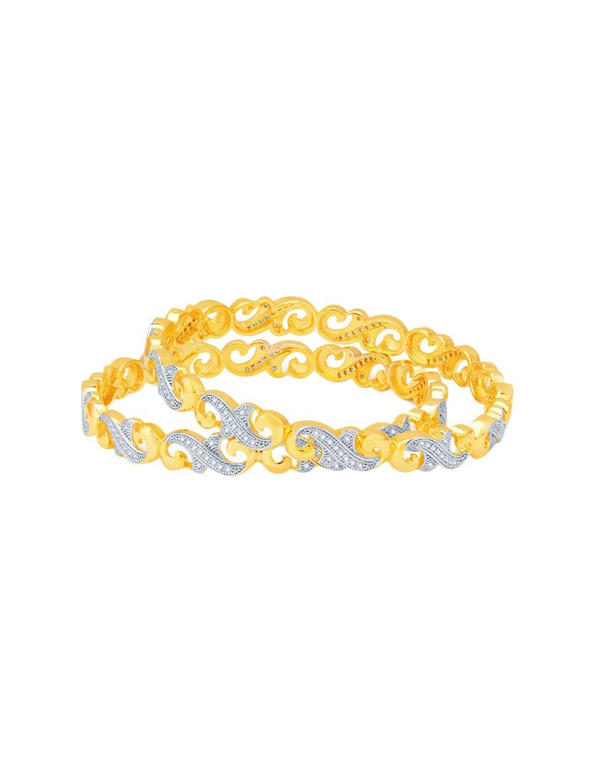 gold tone brass bangle - 16965379 - Zoom Image - 1