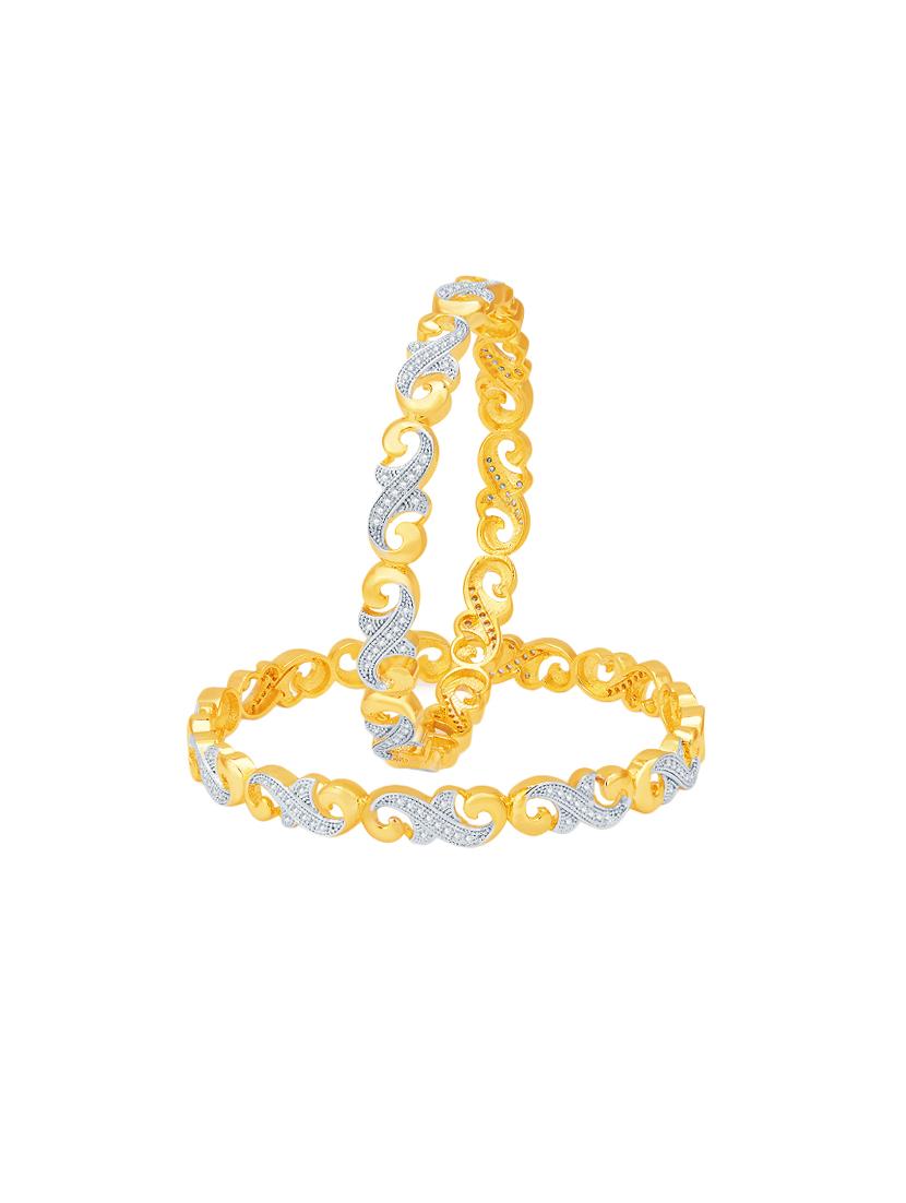 gold tone brass bangle - 16965379 - Zoom Image - 2