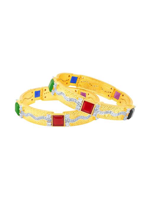 gold tone brass bangle - 16965380 - Standard Image - 1
