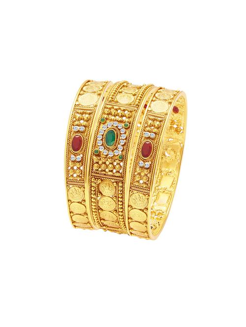 gold tone brass bangle - 16965383 - Standard Image - 1