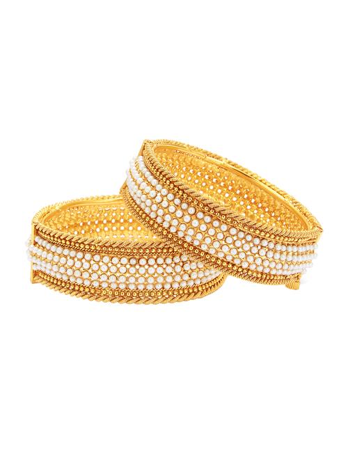 gold tone brass bangle - 16965389 - Standard Image - 1