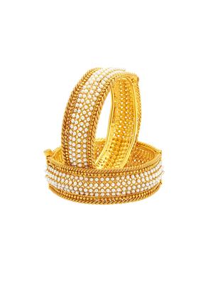 gold tone brass bangle - 16965389 - Standard Image - 2