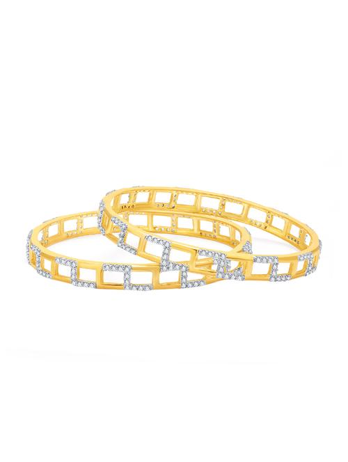gold tone brass bangle - 16965399 - Standard Image - 1