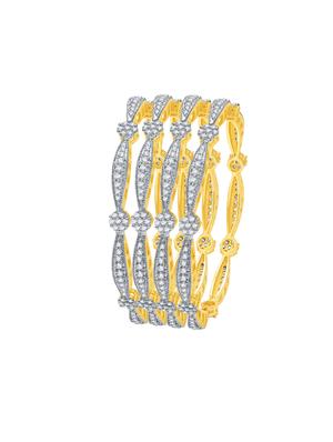 gold tone brass bangle - 16965407 - Standard Image - 2