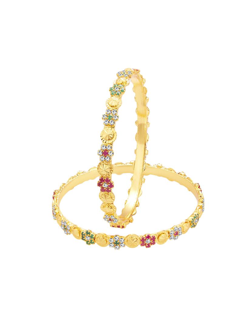 multi tone brass bangle - 16965415 - Zoom Image - 1
