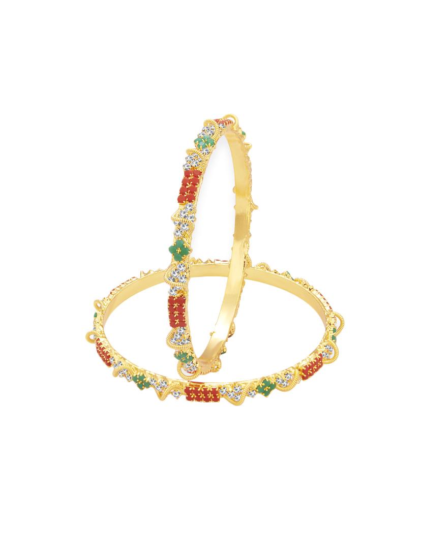 multi tone brass bangle - 16965417 - Zoom Image - 1