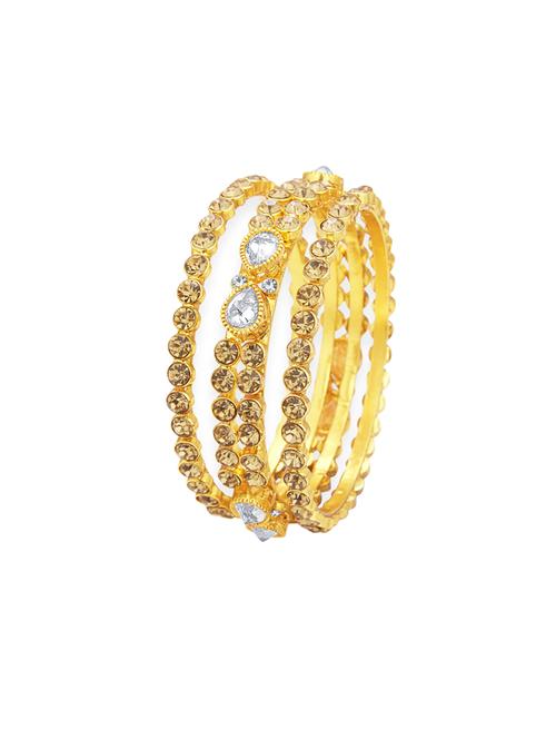 gold tone brass bangle - 16965418 - Standard Image - 1