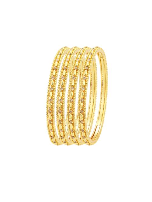 gold tone brass bangle - 16965419 - Standard Image - 1