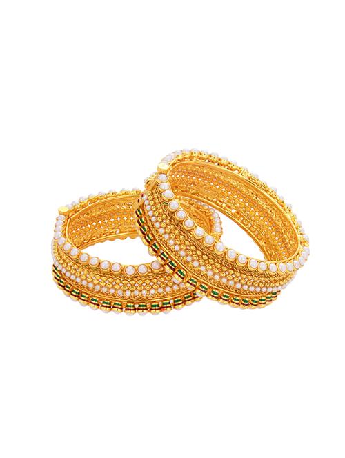 multi tone brass bangle - 16965427 - Standard Image - 1