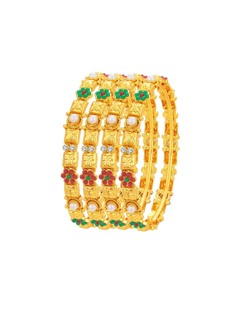 multi tone brass bangle - 16965428 - Zoom Image - 1