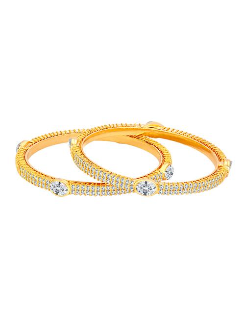 gold tone brass bangle - 16965432 - Standard Image - 1