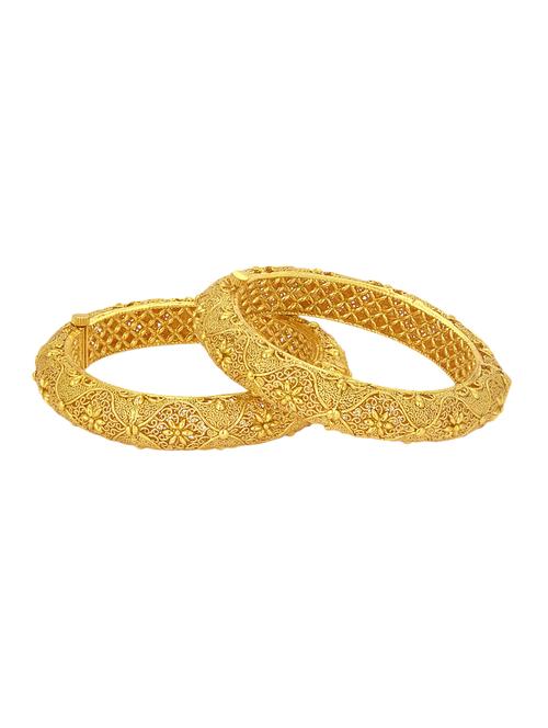 gold tone brass bangle - 16965442 - Standard Image - 1