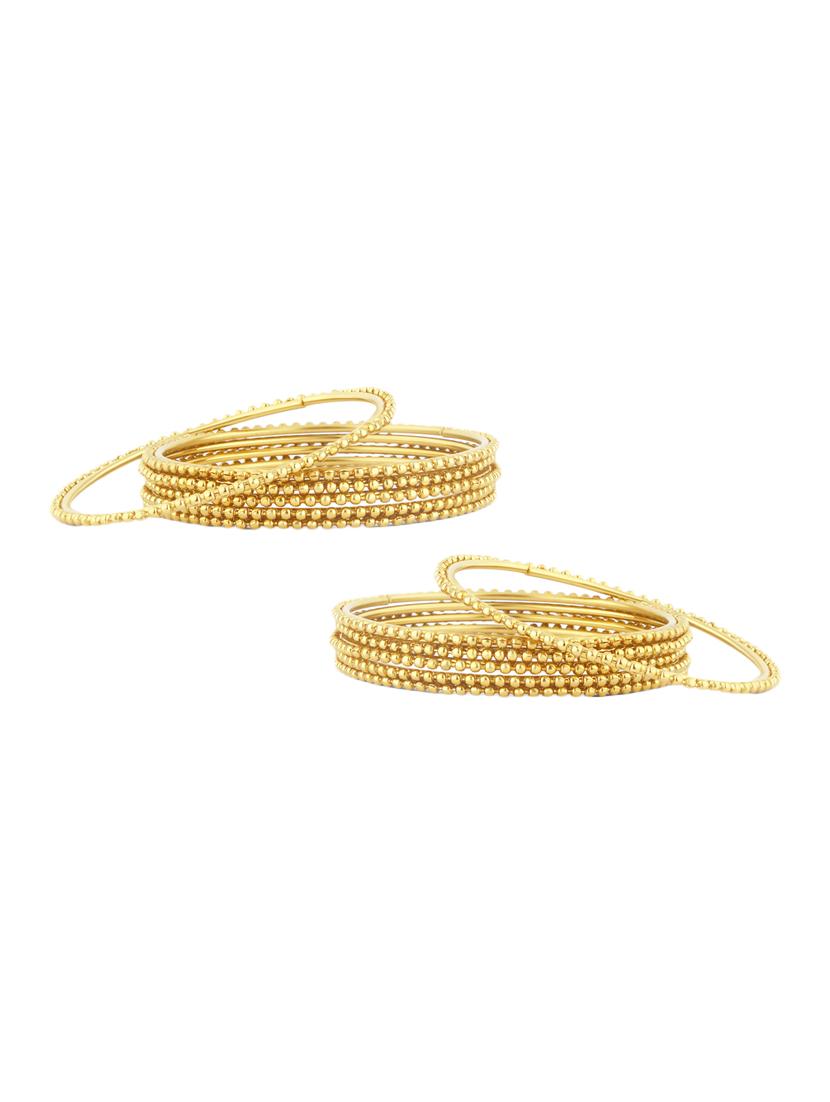 gold tone brass bangle - 16965455 - Zoom Image - 2