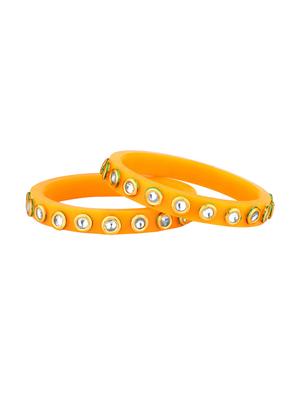 yellow brass bangle - 16965459 - Standard Image - 2