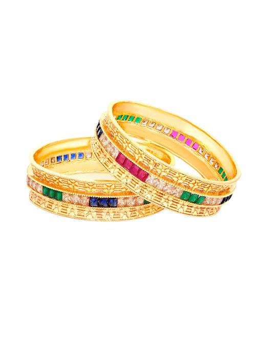 multi colored brass bangle - 16965469 - Standard Image - 1