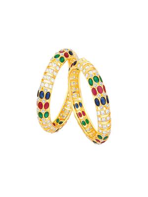 multi colored brass bangle - 16965472 - Standard Image - 2