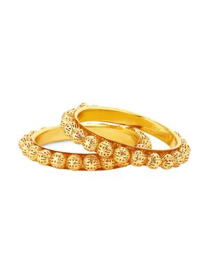 gold tone brass bangle - 16965503 - Standard Image - 2