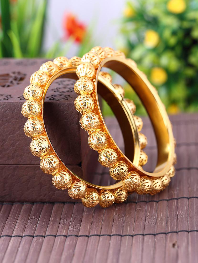 gold tone brass bangle - 16965503 - Zoom Image - 1