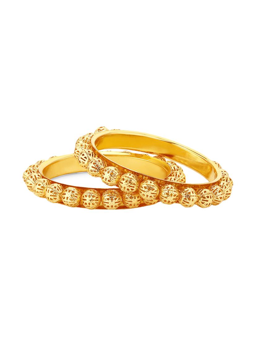 gold tone brass bangle - 16965503 - Zoom Image - 2