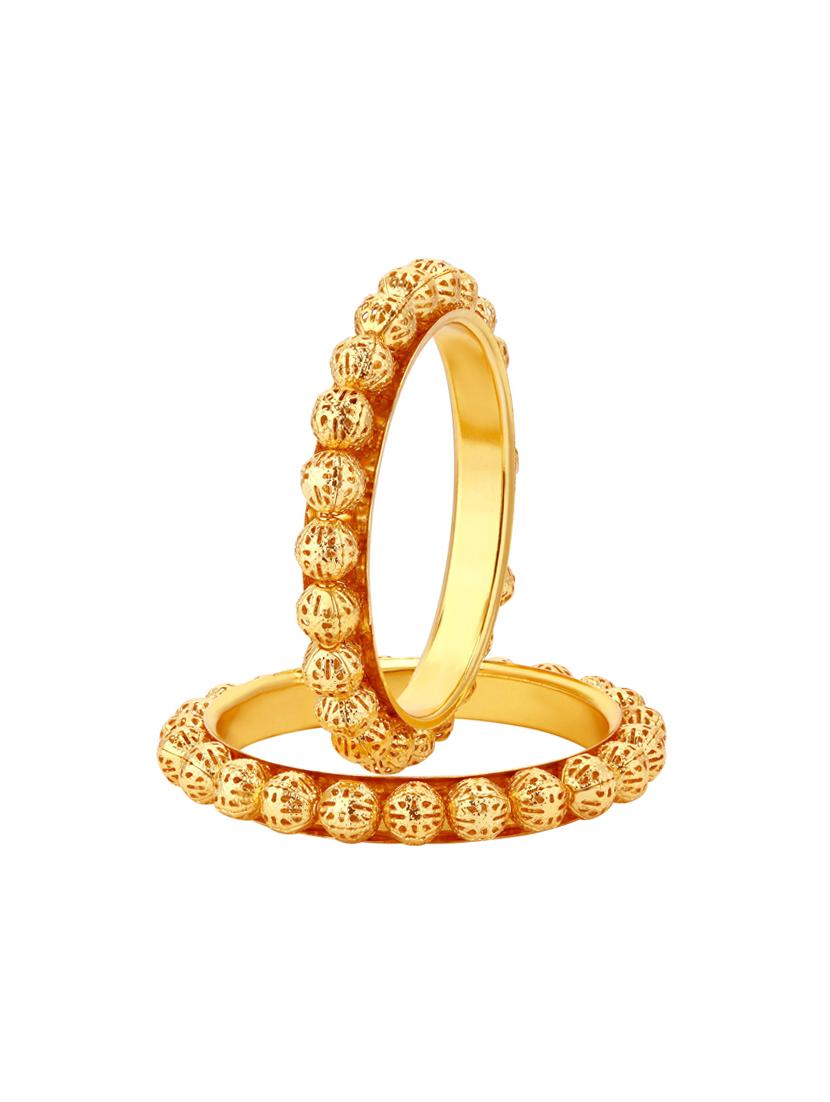 gold tone brass bangle - 16965503 - Zoom Image - 3