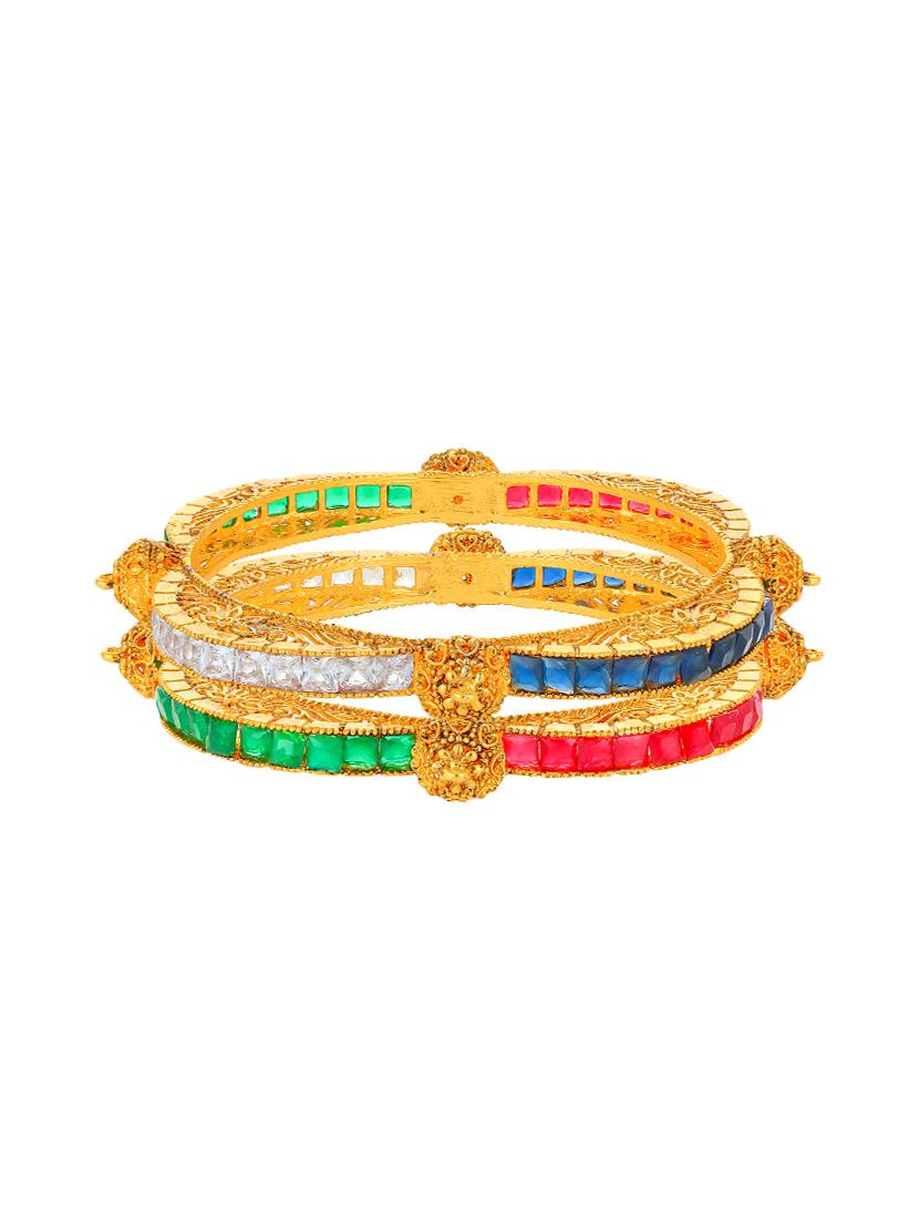 gold tone brass bangle - 16965508 - Zoom Image - 1