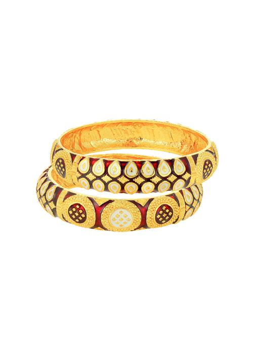 gold tone brass bangle - 16965509 - Standard Image - 1