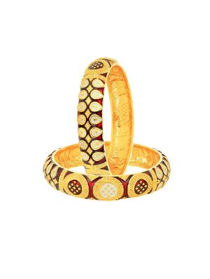gold tone brass bangle - 16965509 - Standard Image - 2