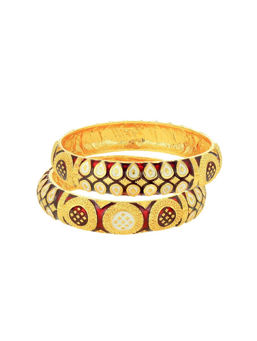 gold tone brass bangle - 16965509 - Zoom Image - 1