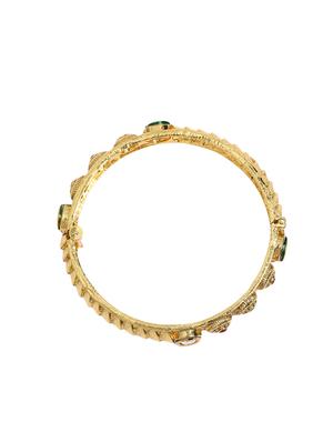 gold tone brass bangle - 16965514 - Standard Image - 3