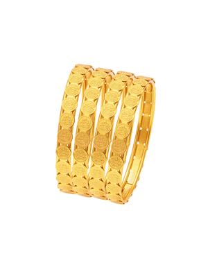 gold tone brass bangle - 16965517 - Standard Image - 2