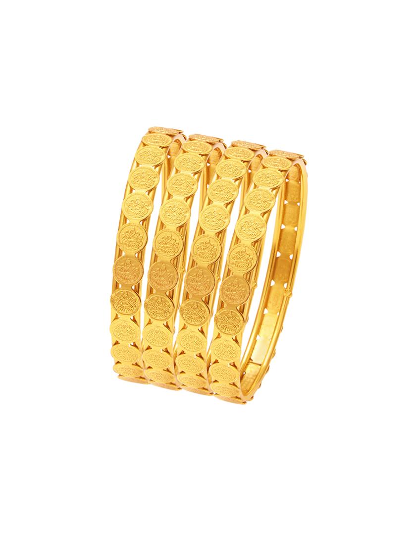 gold tone brass bangle - 16965517 - Zoom Image - 2