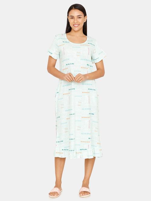 round neck quirky sleepshirt - 16965556 - Standard Image - 1