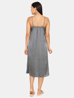 cami neck solid nighty - 16965559 - Standard Image - 3