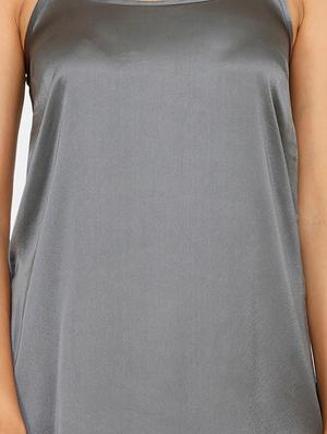cami neck solid nighty - 16965559 - Standard Image - 4