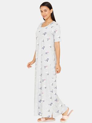 round neck quirky sleepshirt - 16965571 - Standard Image - 2