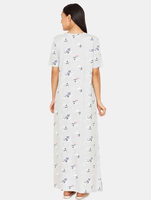 round neck quirky sleepshirt - 16965571 - Standard Image - 3