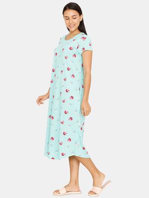 round neck quirky sleepshirt - 16965573 - Standard Image - 2